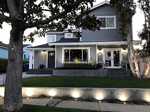 LFU Brass Constructed Well/In-Ground Light (Different Styles Available). Low Voltage. Antique Bronze Finished. (1, Augusta)