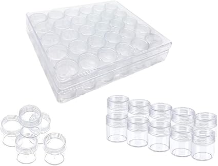 Embroidery Diamond Storage Box Storage Boxes for Diamond Painting Small Beads Diamond Painting Storage Containers with Lid for Jewelry DIY Art Craft Rhinestones Sewing