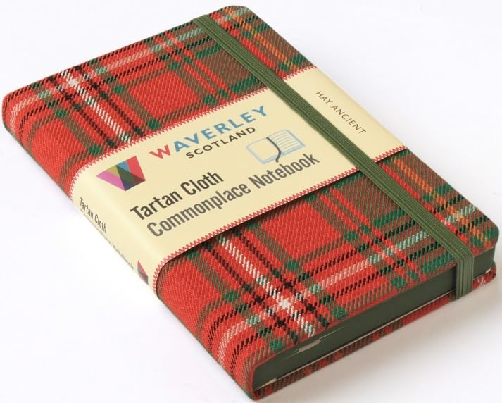 Waverley (M): Hay AncientTartan Cloth Commonplace Notebook (Waverley Genuine Scottish Tartan Notebook)