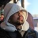 HoodiePillow Brand (Inflatable) Travel Hoodie Pillow - Gray