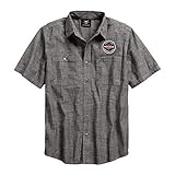 HARLEY-DAVIDSON Official Men's Genuine Oil Can Shirt, Asphalt