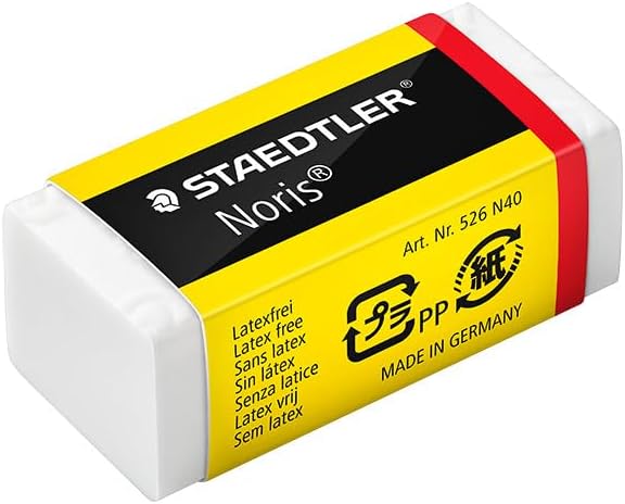 Noris 120 Bleistift HB – 3er-Set, Radierer & Spitzer