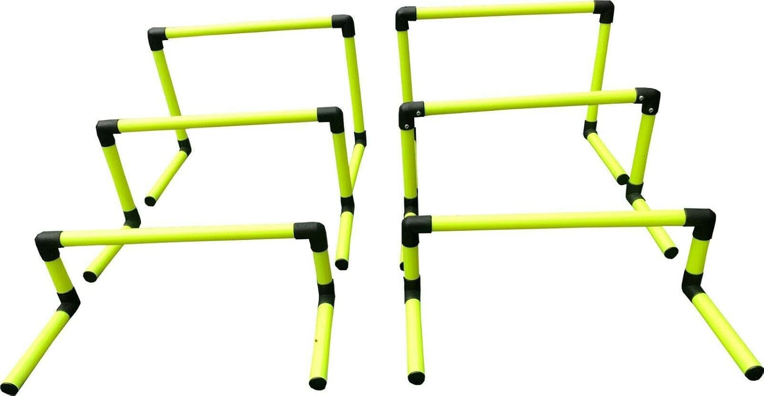 Sportsgear Set Of 6 Adjustable Speed Agility Hurdles Set 6" 9" 12" (2 Each): Clothing
