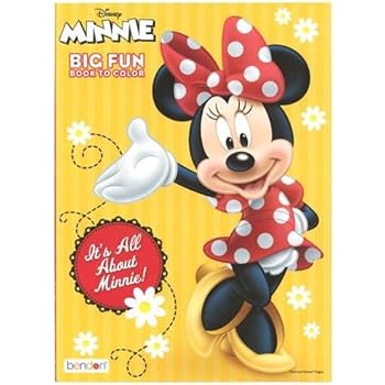 Amazon.com: Disney Minnie Mouse Coloring Book Set with Stickers -- 2