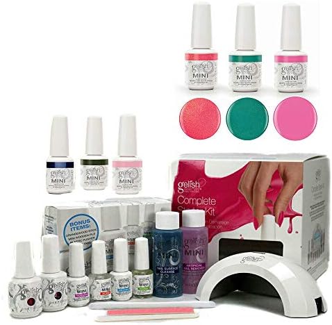 MRT SUPPLY Harmony Full Gel Nail Polish Starter Kit & Neon Street Beat Collection with Ebook