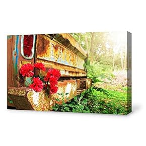 Canvas Wall Art for Living Room,Bedroom Home Artwork Paintings Happy New Year Ready to Hang - 12x18 inches