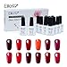 Elite99 Gel Nail Polish Set Soak off UV LED Nail Art Manicure Kit C013 + 50pcs Gel Remover Wraps