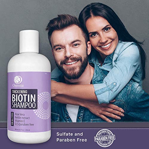 Thickening Biotin Shampoo for Hair Growth Sulfate and Paraben Free