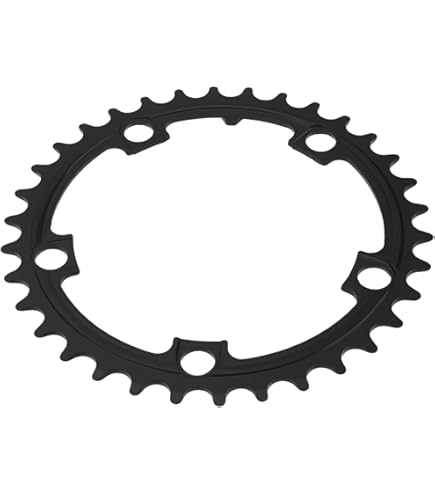 ROTOR Q-Rings 50T 110BCD ブラック Rotor – Q Qarbon Q Ring Chainring 50T Outer for Shimano 110