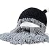 Clearance！ Creative Men's Beard Wig Hats Handmade Knit Cap Hat