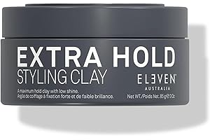ELEVEN AUSTRALIA Extra Hold Styling Clay - Maximum Hold, Matte Finish, Long-Lasting Definition, Ideal for Short to Medium Hai