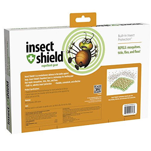 Insect Shield Insect Repellant Reversible Dog Sling Carrier for