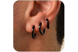 HBFashion S925 Sterling Silver Hoop Earrings for Women，Small Gold Huggie Hoop Earrings Set 12 Gauge 14K Gold Plated Hypoallergenic Jewelry Gifts 6，8，10，12，14， 16，20mm