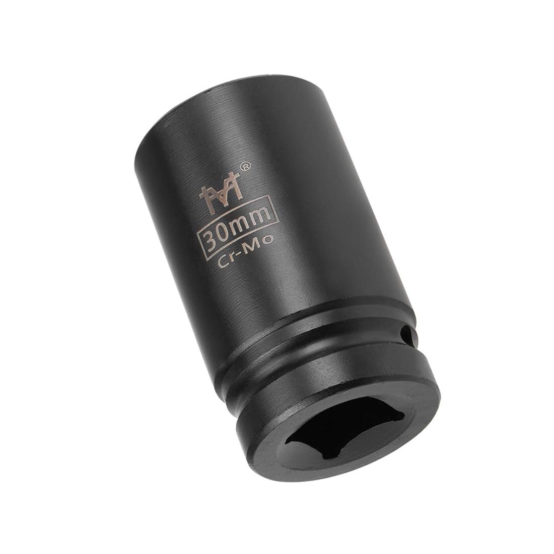 MACHSWON 3/4 Inch Drive - 30mm Deep Impact Socket with 6 Point Design, Heat-Treated Cr-V Steel 78mm Length, Metric Sizes