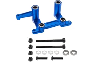 ACTRUCK GTHELE Aluminum Steering Bellcranks&Drag Link for Traxxas 2WD 1/10 Slash, Stampede, Rustler, Nitro Slash-Replaces Part 3743