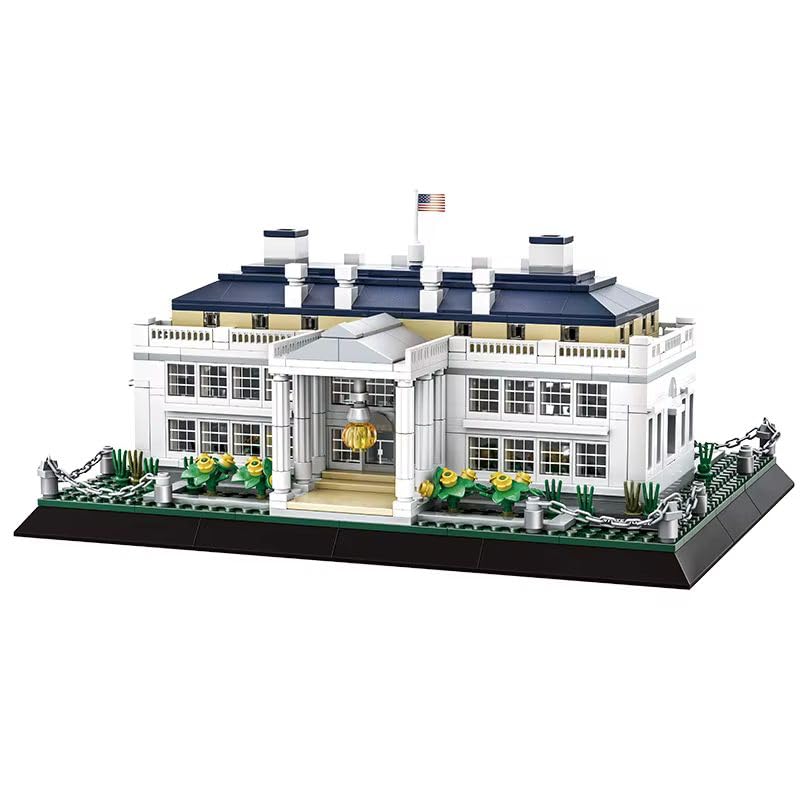 White House of Washington. Architecture building bricks set. โ image 1