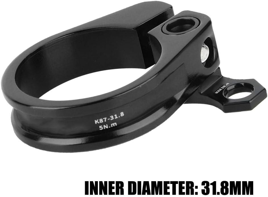 VGEBY1 Bike Seatpost Clamp Bicycle Seat Tube Clip Aluminum alloy Quick Release Clamp Seat Lock for 31.8mm Mountain Road Bike Tube