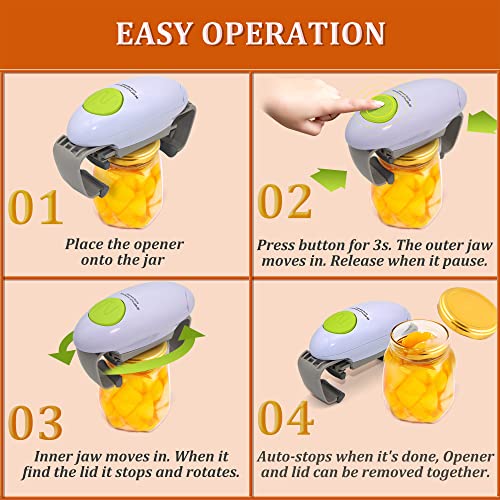 Homelet Electric Jar Opener For Weak Hands Automatic Powerful