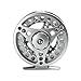 Croch Fly Fishing Reel with CNC-machined Aluminum Alloy Body 5/6 Silver