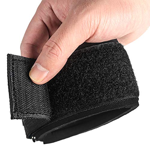 SKANG DUKE Fitness Padded Ankle Straps for Cable Machines for Kickbacks, Glute Workouts, Leg Extensions Exercise,and Hip Abductors, Adjustable Neoprene Ankle Cuff (Black, 1pc with Plastic Bag)