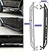 AUTOSAVER88 Side Steps Kit Compatible for 2007-2017 Jeep Wrangler JK & JK Unlimited 4 Door Running Boards Black Textured Tubing Guard Nerf Bars Rock Rails - Powder Coating Finishing