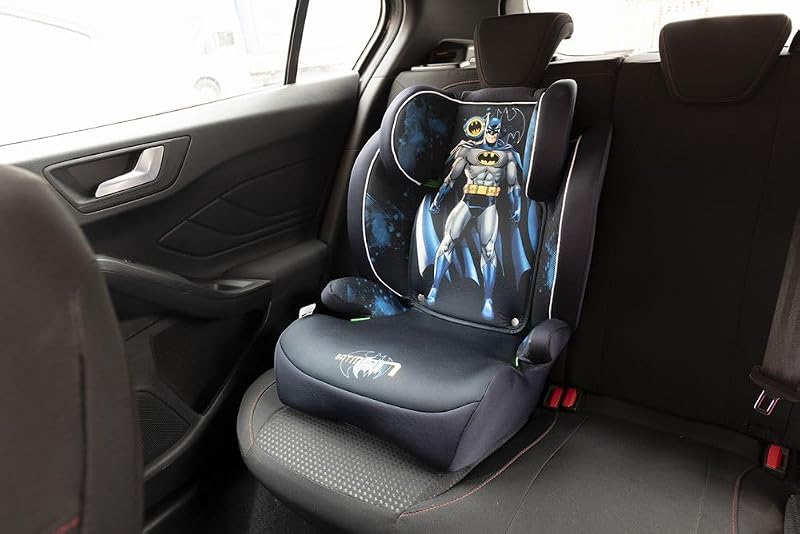 Silla de coche i-Size para niños de 15 a 36 kg (3,5 a 12 años), 100 a 150 cm, grupo 2/3, cinturón de seguridad de 3 puntos (Batman) — foto 7 de 8