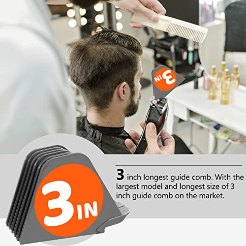 Mega Hair Clipper Guards, Extra Long 3 Inch Hair Clipper Guide Combs