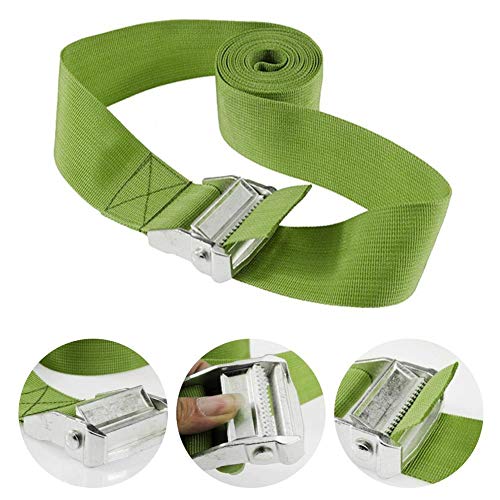 YOUNGFLY 1M Car Buckle Tie-Down Belt Cargo Straps for Motorcycle Bike Luggage Bag Tow Rope Strong Ratchet Purple