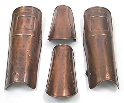 Warrior Steel Arm & Leg Graves Guard Copper Wearable Armor By Thor Instruments Co.