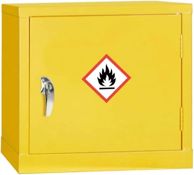 The Products Store Mini COSHH Chemical Storage Cabinet 5L Flammable Metal