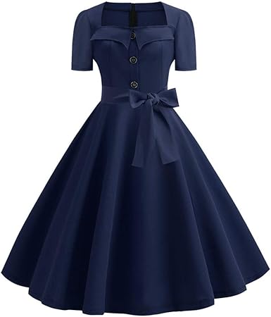 ladies blue summer dress