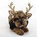 FLAdorepet Pet Cat Dog Elk Antler Deer Horn Headband Headwear Hat,Halloween Christmas Dog Reindeer Deer Costume Outfits for Small Medium Large Dogs Pet Hair Accessories Apparel Gifts