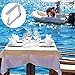 SCRENDY Outdoor Tablecloth Clips Large Table Cover Clamps for 2 Inch Thick Tables, Flexible Stainless Steel Picnic Table Cloth Clips Holders (12 pcs)