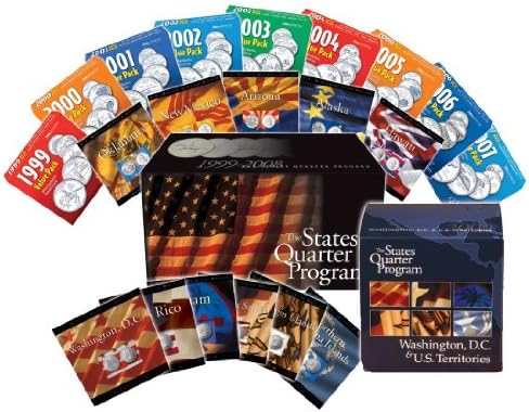 Complete 56 Statehood Quarter Coin Collection