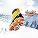 RENHAIGY Traction Ice Cleats Crampons Ice Snow Grips for Hiking Walking Climbing Fishing Jogging with Anti-Slip Microspikes Stainless Steel Spikes