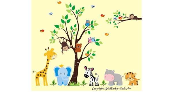 safari decals for baby room