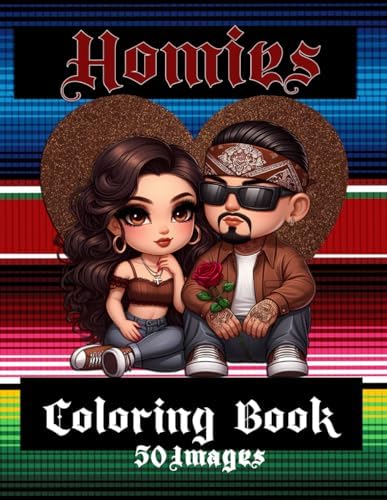 Amazon.com: Homies Coloring Book: Chicano Lowriders, Graffiti