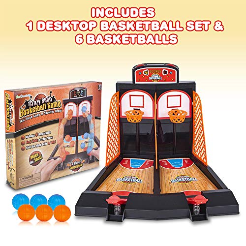 ArtCreativity Desktop Arcade Basketball Game, Tabletop Indoor