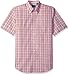 Arrow Men's Big and Tall Short Sleeve Hamilton Poplin Shirt