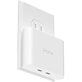 iHome Multiport 40W USB-C Charger, AC Pro 2-Port Flat Block, Dual Fast Charging Wall Adapter