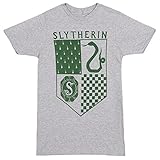 Harry Potter Slytherin Crest Adult T-Shirt (X-Large)