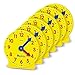 Learning Resources Gear Clock, 4 Inch, Set of 6