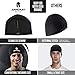 ARMORAY Skull Cap Beanie for Cold Weather | Moisture Wicking Lightweight Beanie for Men | Mens Hiking Beanie, Snowboarding Beanie, Cycling Beanie, Helmet Liner & Running Beanie for Women (Black)