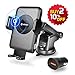 Qi Wireless Charger Car Mount - Corehan Automatic Clamping Car Fast Wireless Charger with Air Vent Phone Holder Dashboard Cell Phone Holder & Car Charger, Compatible with iPhone Galaxy Phone
