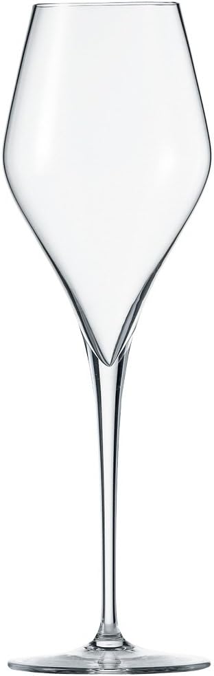 Schott Zwiesel Finesse 6-teiliges Champagnerglas Set Champagneflûte, Kristalglas met Tritan beschermlaag, Transparente, 7.5 cm, 6
