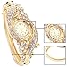 Womens Quartz Bangle Wrist Watch Lady Crystal Jewelry Bracelet Watches