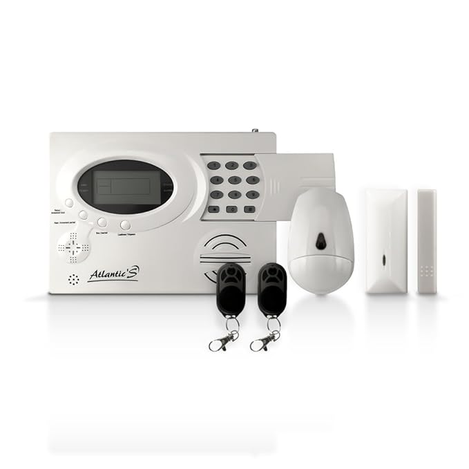 AtlanticS - ST-III KIT 1 - Conjunto de alarma inalámbrica, 2 sensores y 2 mandos a distancia con 4 funciones, Color Blanco: Amazon.es: Bricolaje y ...