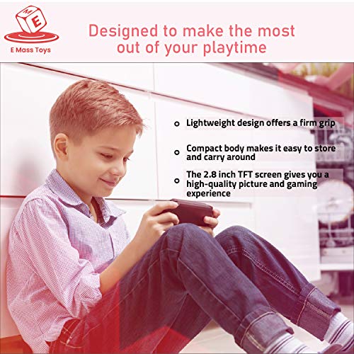 Emaas Handheld Game Console, Retro Mini Game with 400 Classic FC Games