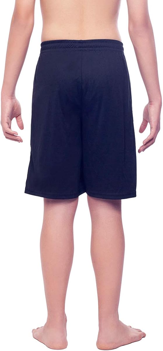 Devoropa Youth Boy's Athletic Basketball Shorts Loose-Fit Performance Sports Workout Shorts Side Pockets: Clothing