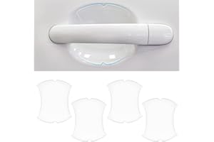 Ouzorp 4 PCS Car Door Handle Cup Scratches Protector Door Handle Side Sticker Transparent Door Handle Paint Scratch Protection Protective Film